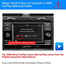 Cidava Wireless CarPlay Adapter USB for Factory Wired CarPlay Cars, Wireless CarPlay Dongle Convert Wired to Wireless CarPlay, Compatible with iPhone 6-14 Pro MAX