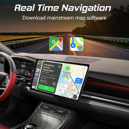 Cidava Wireless CarPlay Adapter, Compatible with Factory Wired CarPlay Cars (Model Year: 2019 to 2022), Wireless CarPlay Dongle Convert Wired to Wireless CarPlay, CPC200-U2W-Plus Black