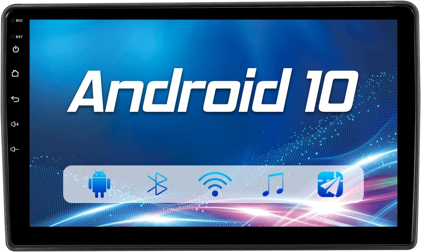 Android Car Stereo, Car Multimedia Player with Apple CarPlay & Android Auto, 10'' HD Touchscreen Car Radio