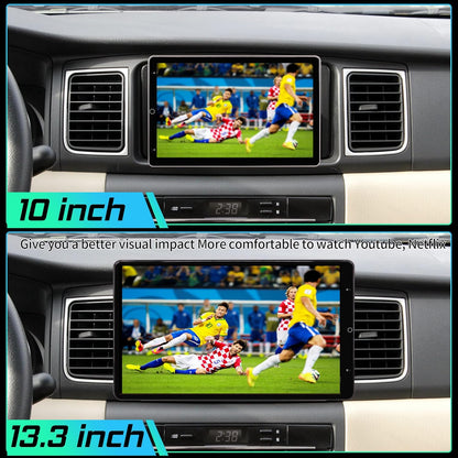 Cidava Universal Double Din Car Stereo Carplay Radio 13.3 Inch Octa Core, Rotatable Android Navigation Car Stereo
