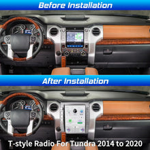 Cidava 12.1 Inch T-Style Car Radio, CarPlay Stereo for Toyota Tundra 2014-2021
