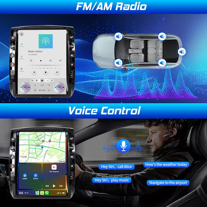 Cidava 12.1 inch T-Style Car Radio, CarPlay Stereo for Toyota Tacoma 2005-2015